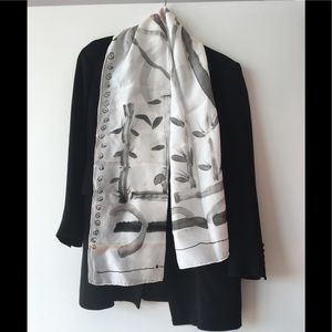 Hand painted silk scarf!